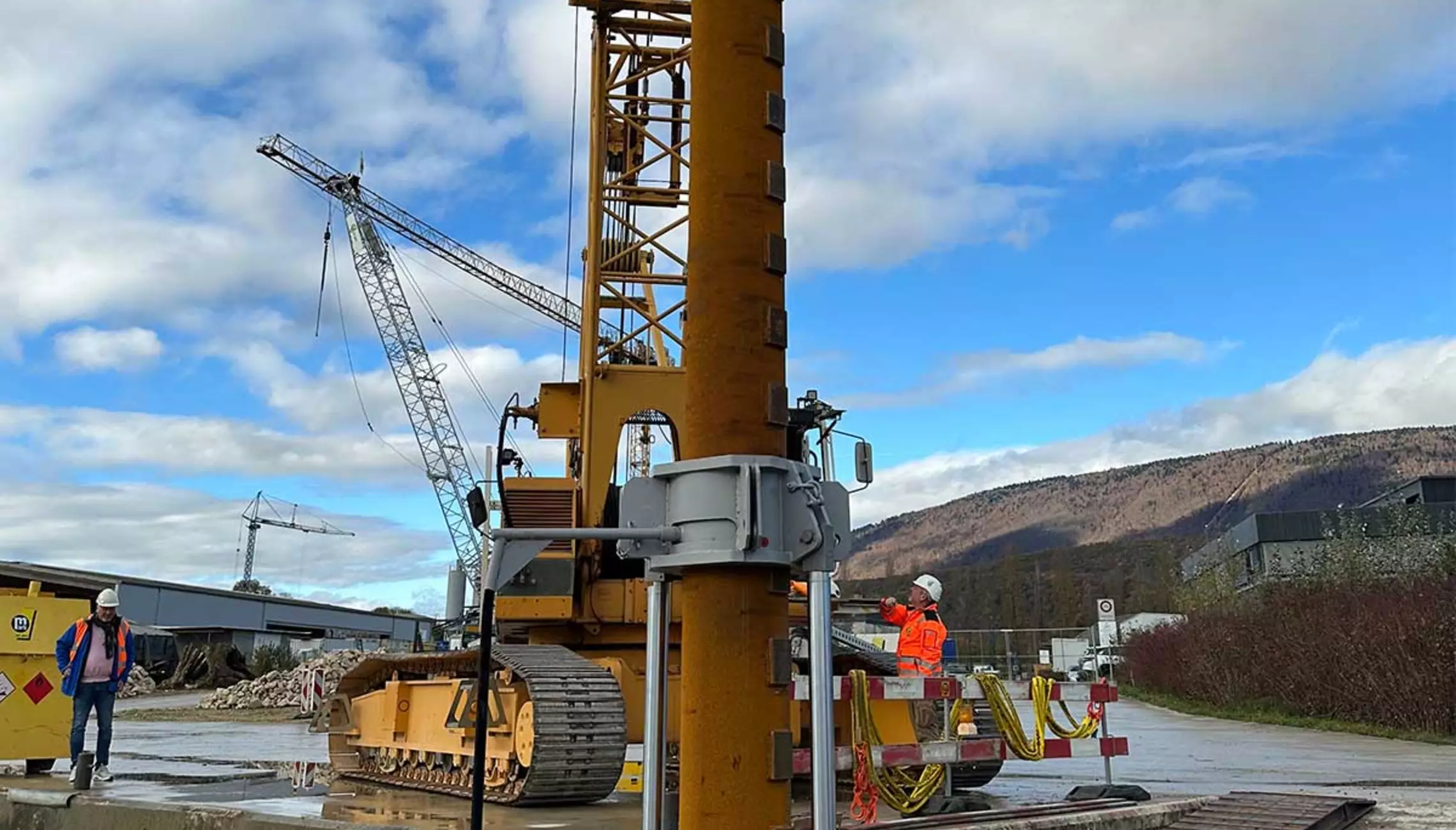 Pieux d’ancrage de 24 mètres fabriqués pour Marti Arc Jura