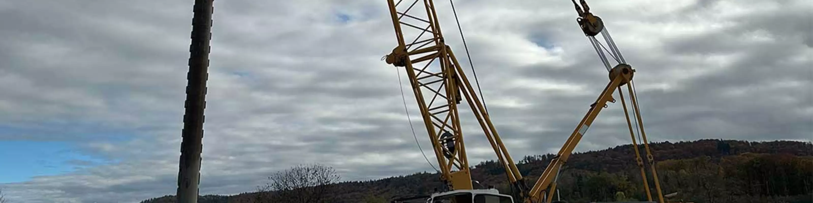 Pieux d’ancrage de 24 mètres fabriqués pour Marti Arc Jura