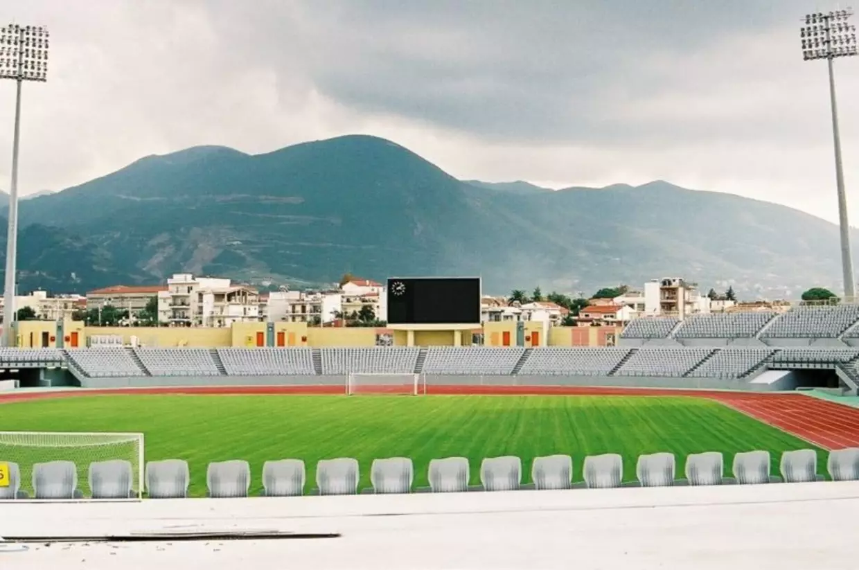 Photographie d'un éclairage pour stade